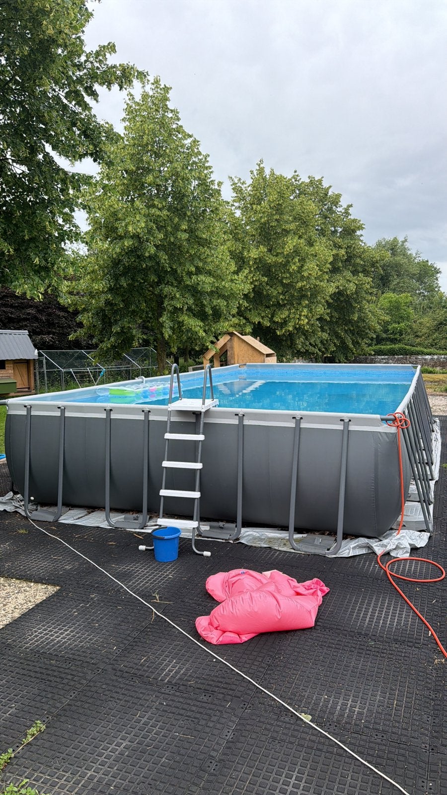 Intex XTR Ultra Zwembad, Gebruikt, 300 cm of meer, Rechthoekig, Ophalen
