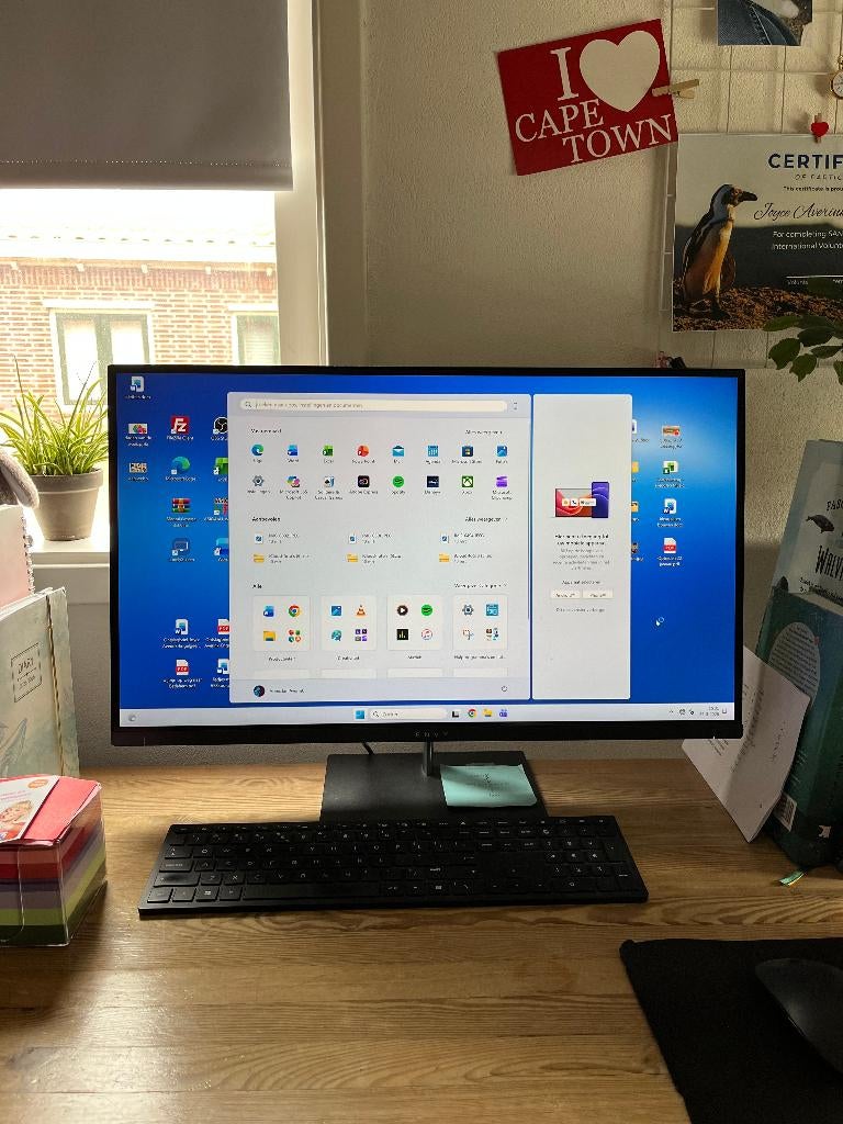Krachtige HP pc + 4K scherm en toebehoren, Computers en Software, HDD, 8 GB, .   HP  ., Gaming