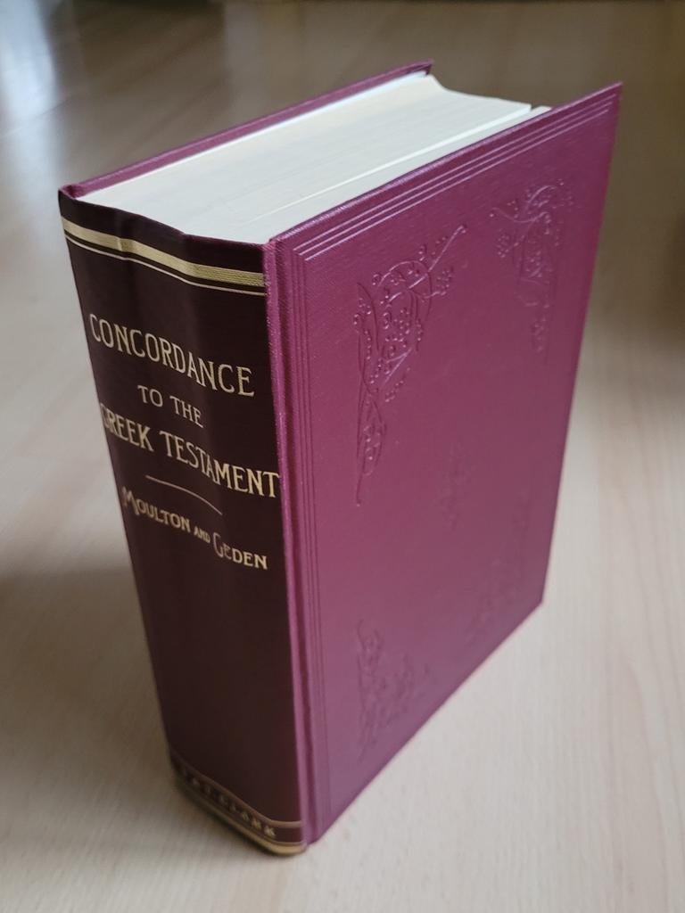 Concordantie bij het Griekse testament Grieks, Boeken, Ophalen of Verzenden, Zo goed als nieuw