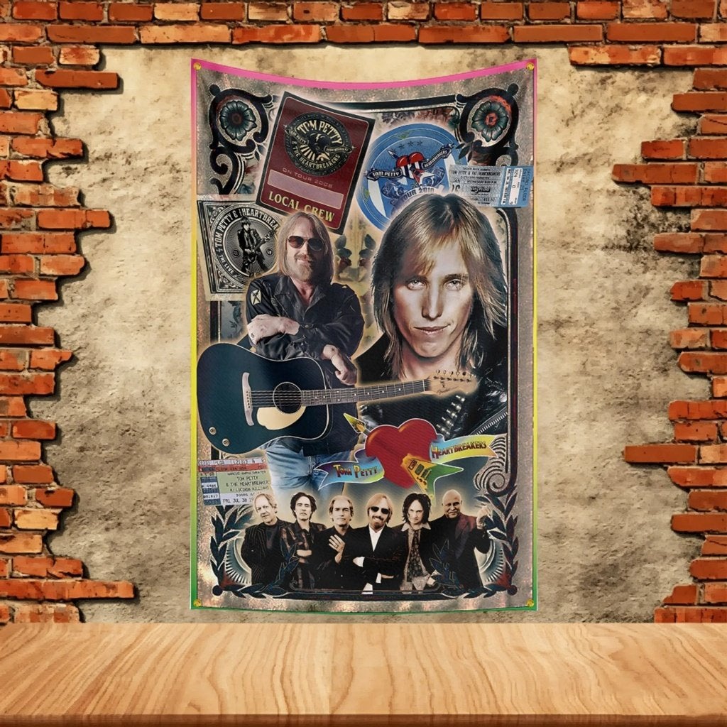 Grote vlaggen Tom Petty (150x90cm), Ophalen of Verzenden, Nieuw