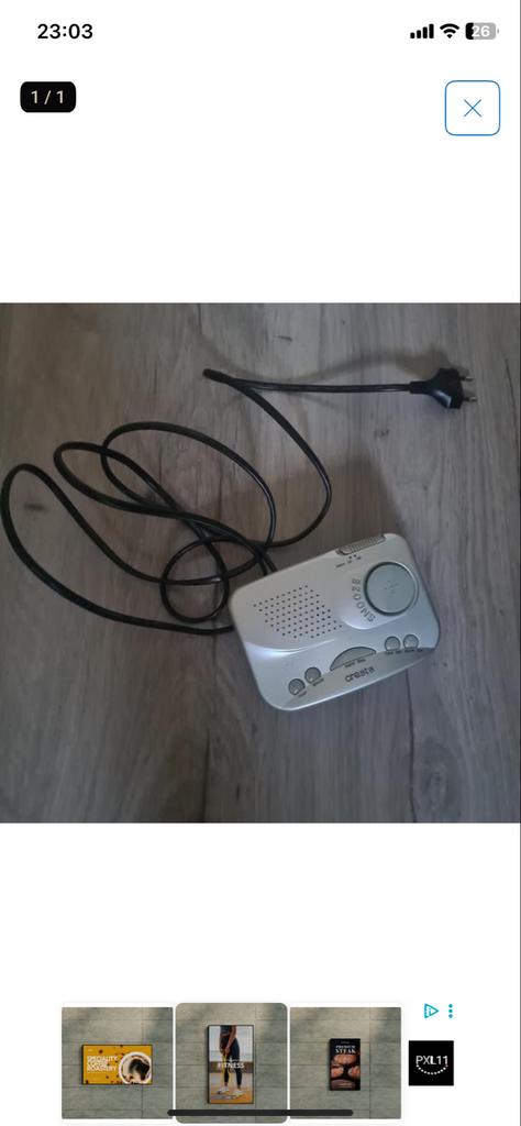 Cresta wekker, Ophalen of Verzenden, Gebruikt, Digitaal