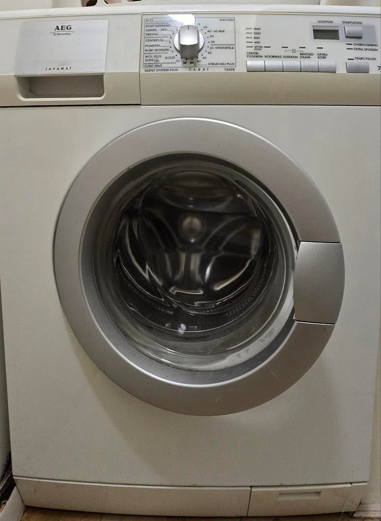 AEG Lavamat Carat 76658 wasmachine 7kg | 1600 toeren, Witgoed en Apparatuur, Wasmachines, Gebruikt, Voorlader, 6 tot 8 kg, 85 tot 90 cm