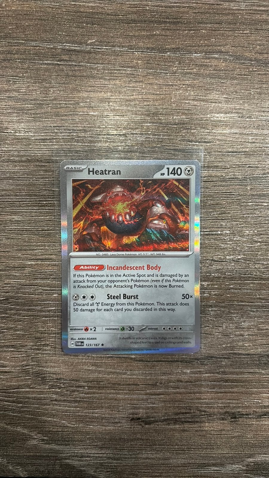 TWM Heatran 123/167 holo, Ophalen of Verzenden, Zo goed als nieuw