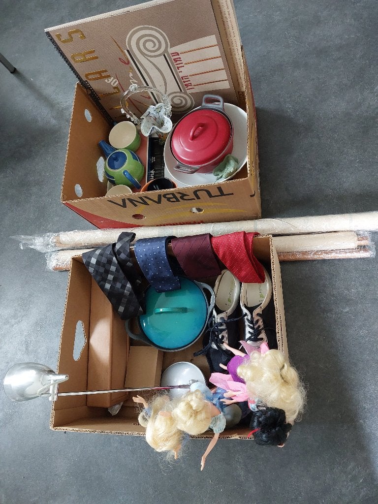 Rommelmarkt spullen (250614), Ophalen, Gebruikt