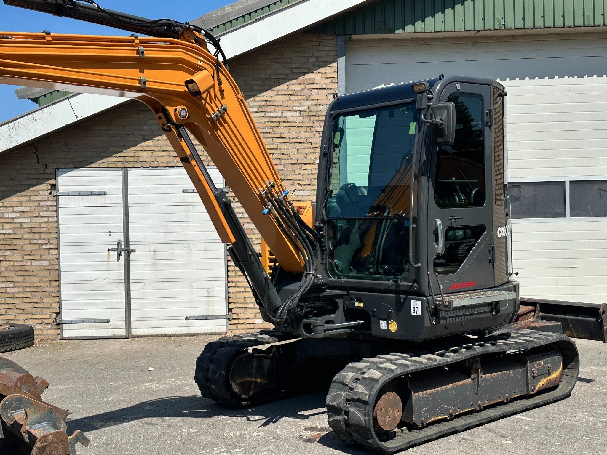 Case CX60C (bj 2017), Graafmachine