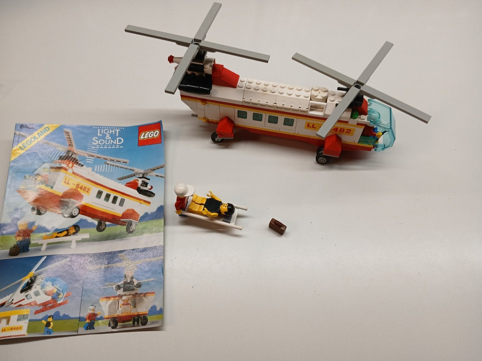 lego 6842 rescue helicopter met light en sound module, Ophalen of Verzenden