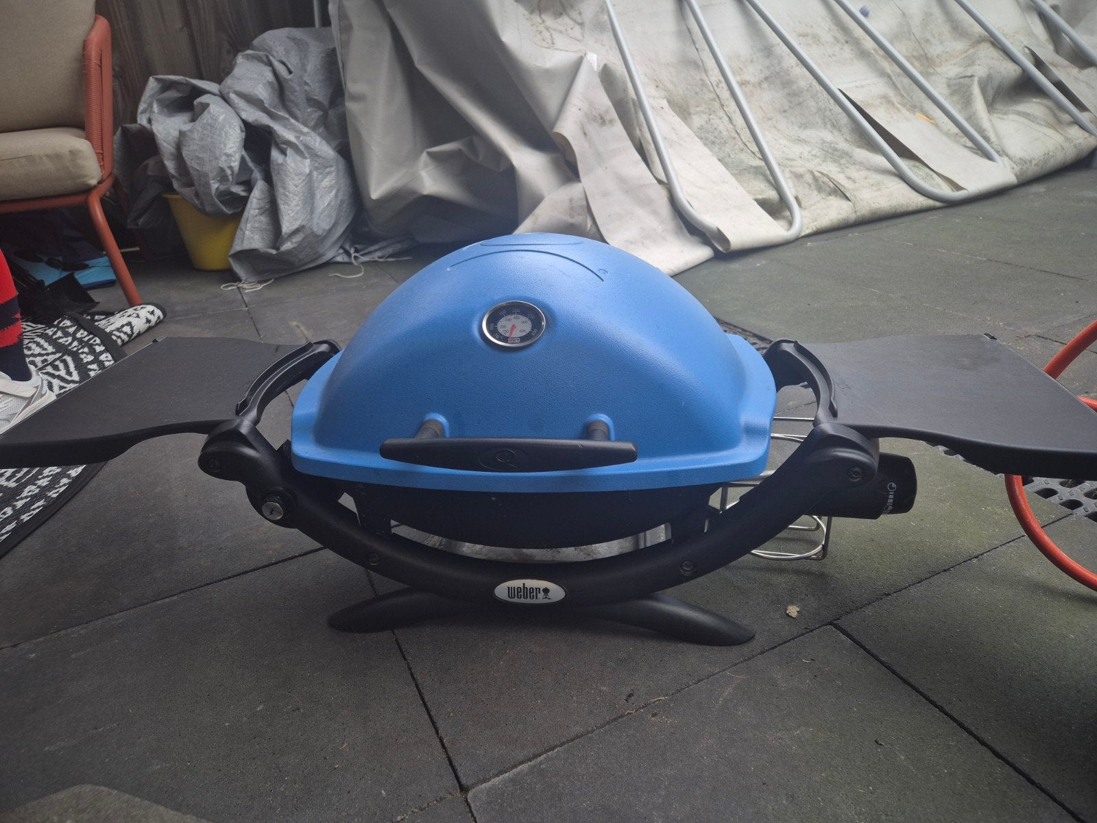 Weber Q1200 Gasbarbecue - Draagbaar en Compact, Ophalen, Gebruikt, Weber