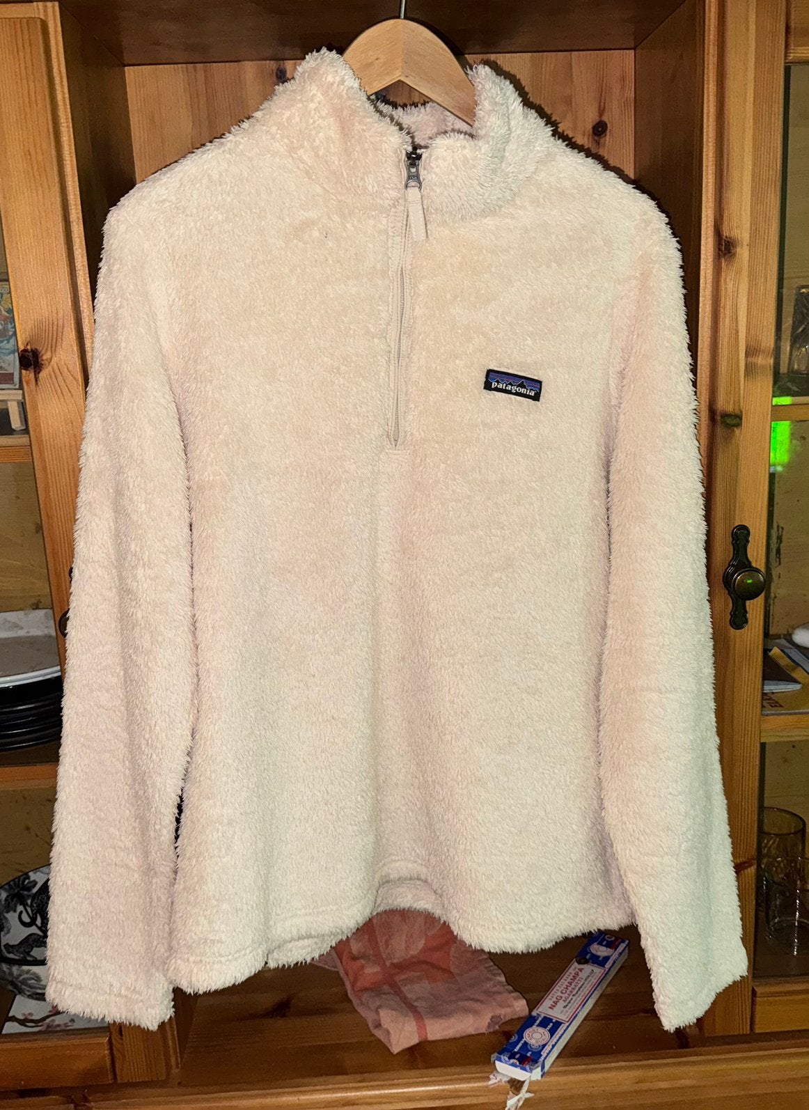Patagonia Los Gatos Fleece Sweater, Ophalen of Verzenden, Zo goed als nieuw, Maat 42/44 (L), Beige