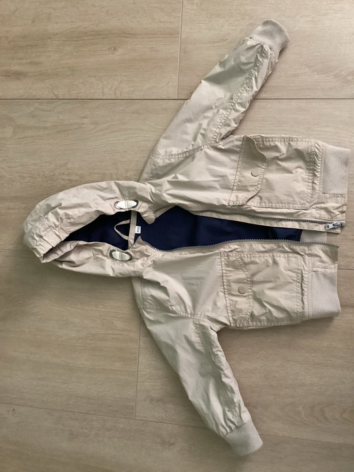 Zeeman kinderjas maat 98-104, ivoor, goede staat, Ophalen, Gebruikt, Jongen of Meisje