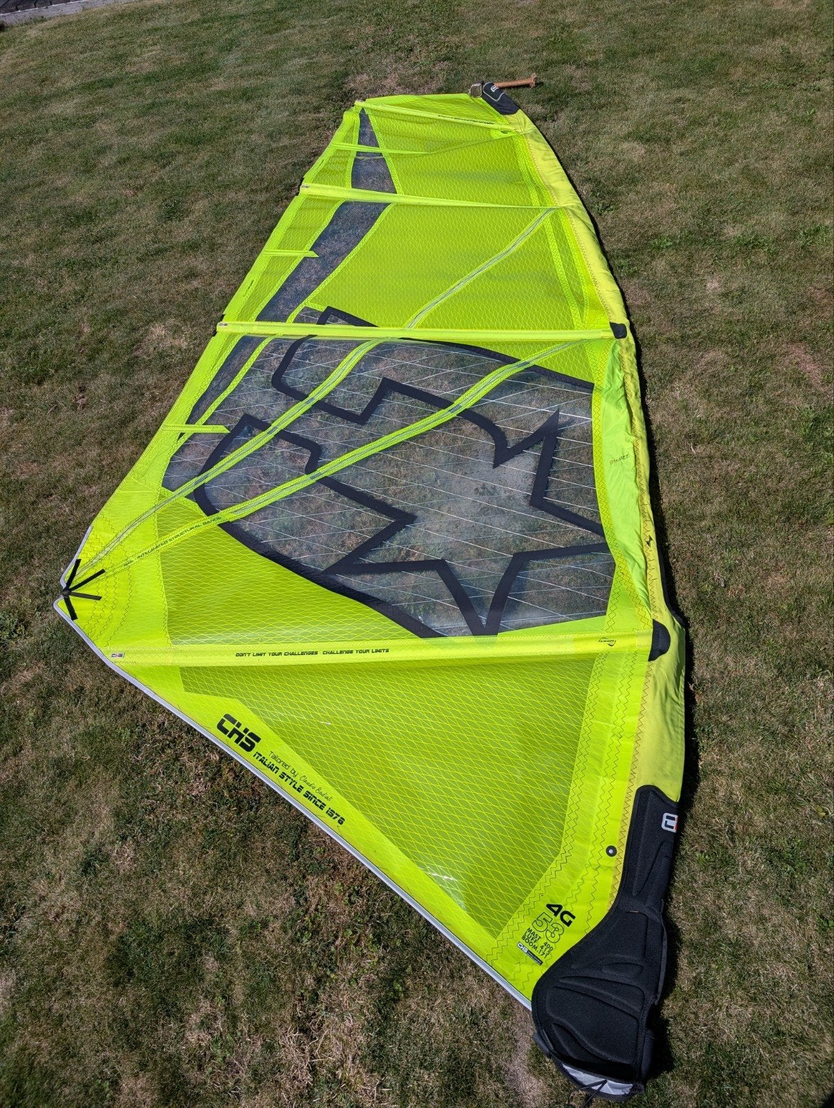 Challenger Sails 4G 5.3 (2022), Ophalen, Zeil