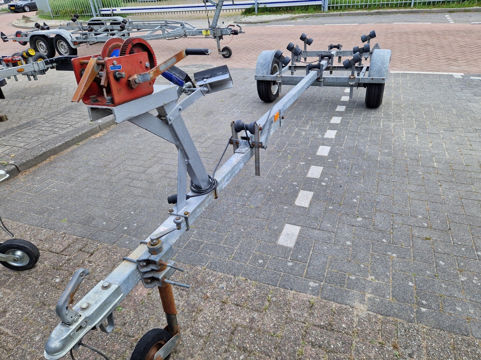 Pega SH 600 kanteltrailer met een 750KG as  !!!, Watersport en Boten, Boottrailers, Minder dan 1500 kg, Gebruikt, Overige typen