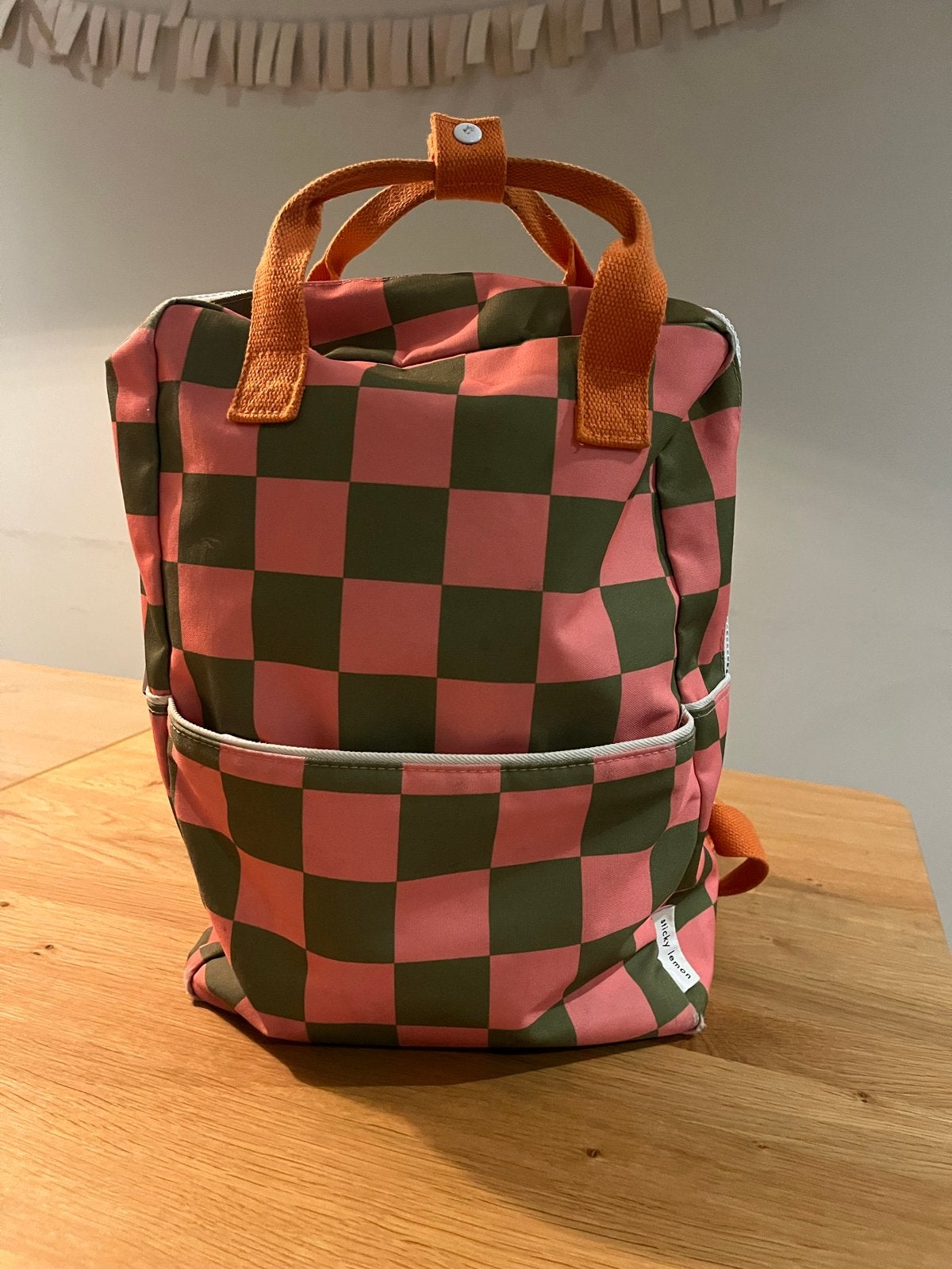 Sticky lemon tas rugzak roze groen kind, Overige merken, 25 tot 40 cm, Ophalen of Verzenden, Zo goed als nieuw
