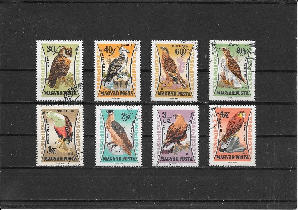 Hongarije vogels, Ophalen of Verzenden, Gestempeld
