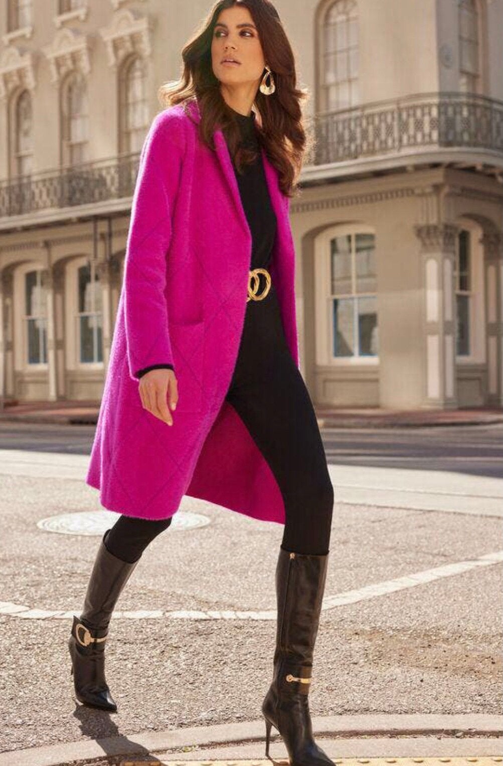 Ribkoff luxe tussenjas superzacht halflang roze 40/42, Verzenden, Nieuw, Maat 42/44 (L), Roze