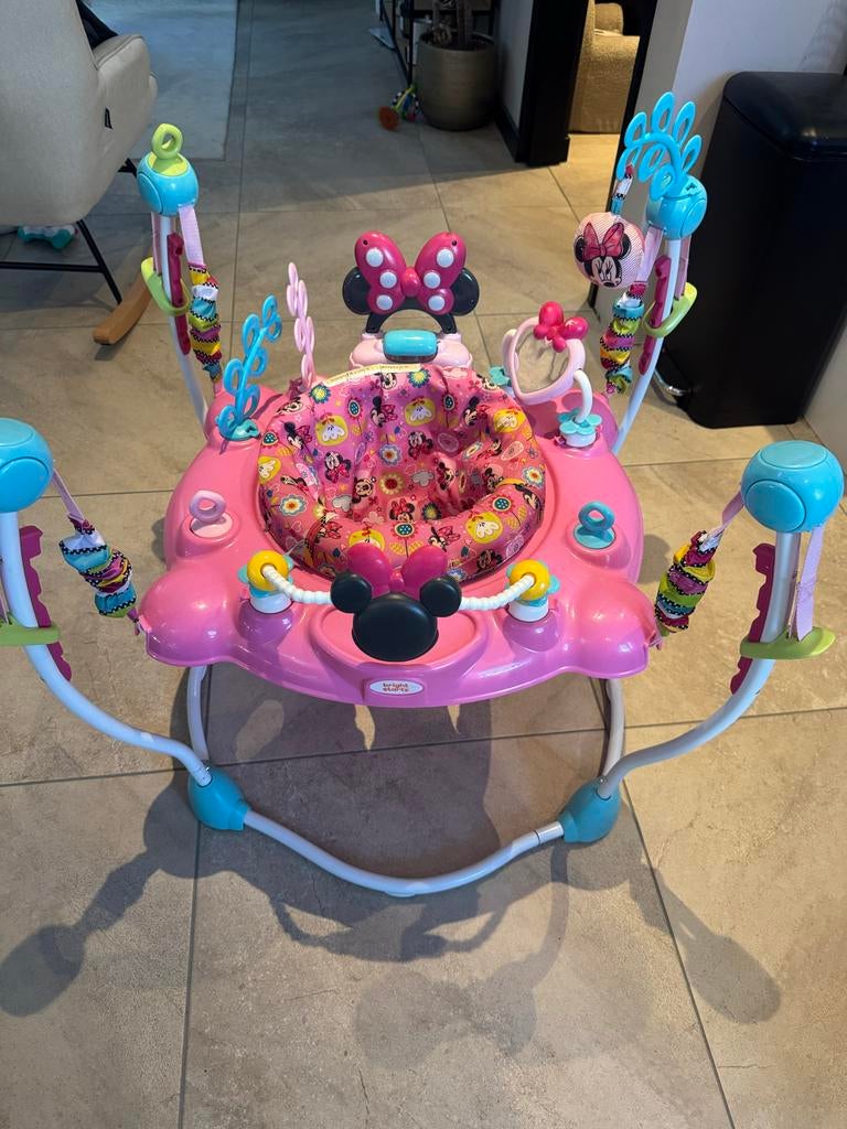 Bright Starts Minnie Mouse Baby Bouncer, Ophalen, Zo goed als nieuw, Overige typen