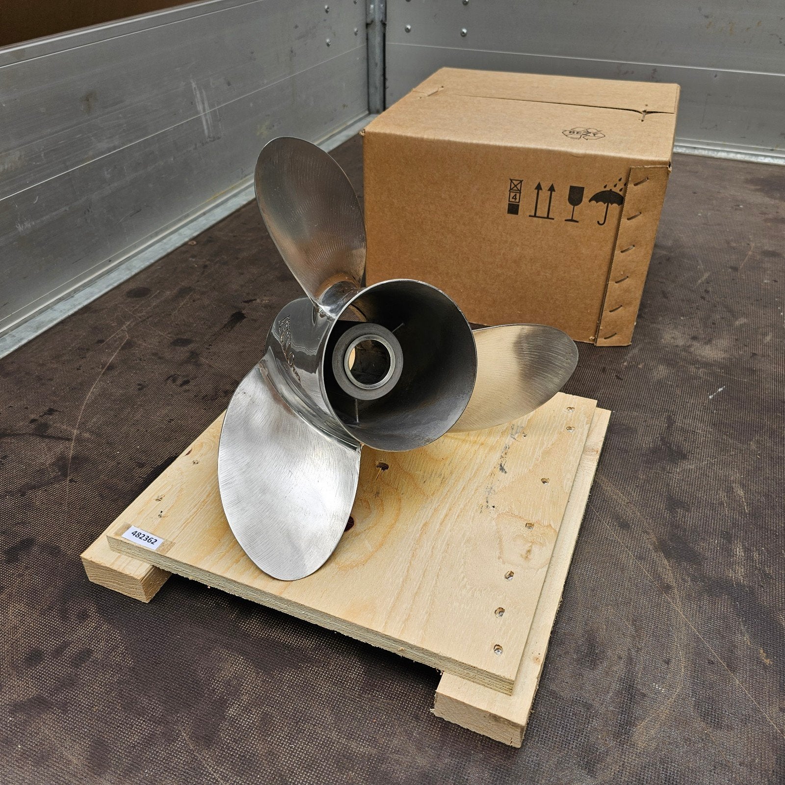 Propeller 21 Pitch RVS  Mercruiser Yamaha Mercury 14 3/4x21, Ophalen of Verzenden, Motor en Techniek