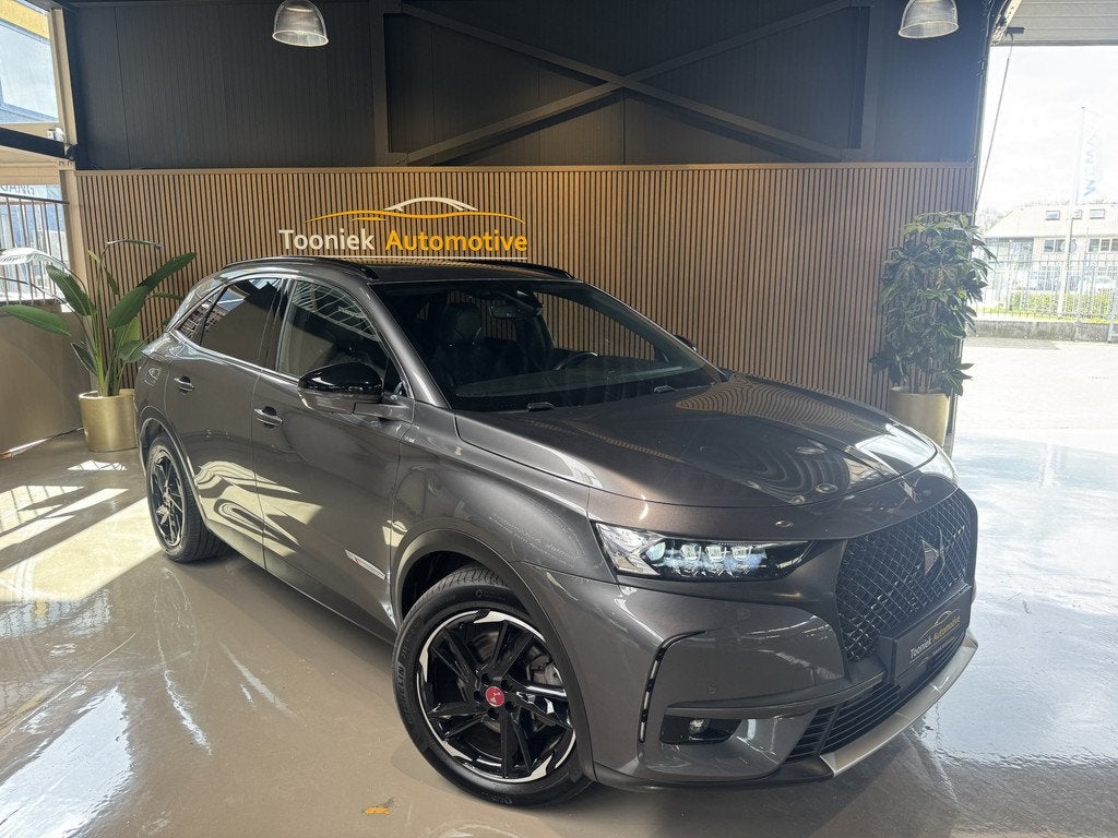 DS 7 E-Tense 300 4x4 Performance Line Navigatie Panorama Lmv, Auto's, DS, Automaat, 77 km/l, Gebruikt, Met garantie (alle)