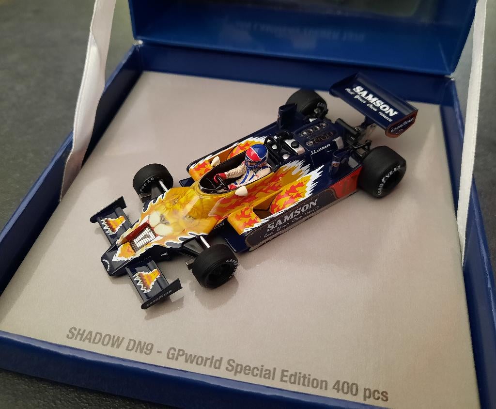 Zeldzaam Spark Jan Lammers Shadow DN9 1979 Grand Prix World, Ophalen of Verzenden, Nieuw, Auto, Overige merken