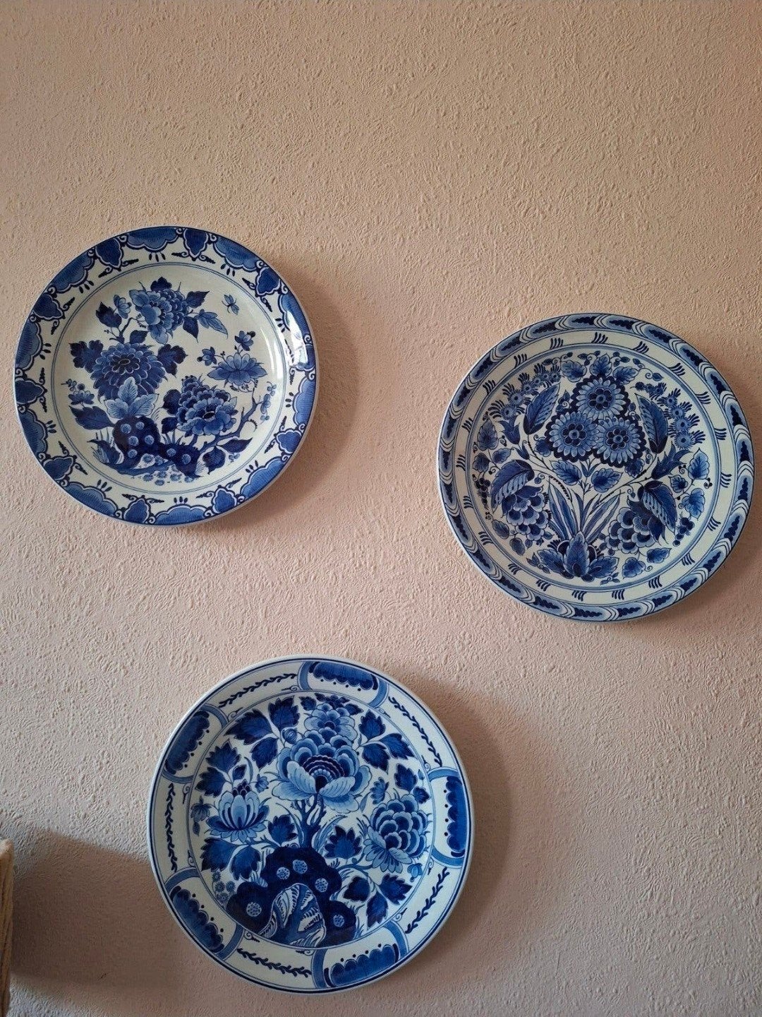 Prachtig handgeschilderd Delfts Blauw wandbord, Ophalen of Verzenden