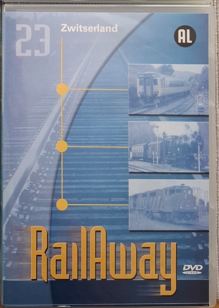 DVD Rail Away deel 23 - Zwitserland, Alle leeftijden, Ophalen of Verzenden, Zo goed als nieuw, Wetenschap of Techniek