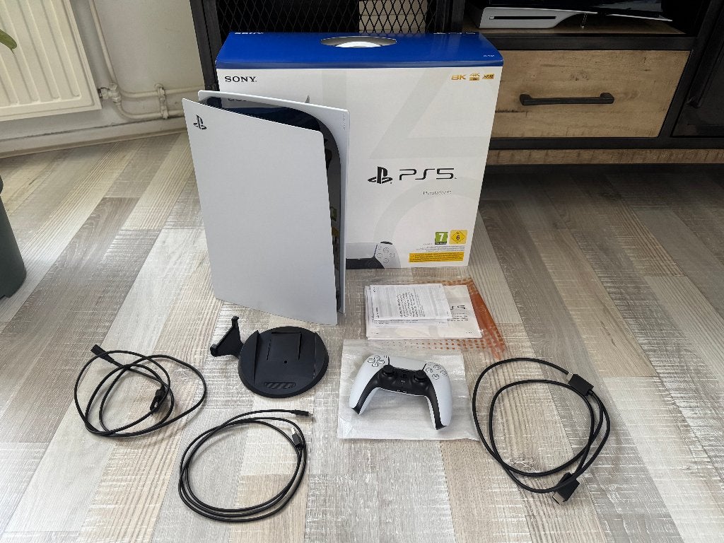 PlayStation 5 Disc Edition (lees omschrijving), Spelcomputers en Games, Ophalen, Zo goed als nieuw, Playstation 5