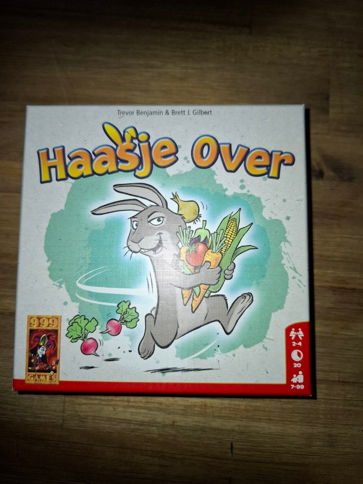 Haasje Over - Leuk familiespel van 999 Games, Een of twee spelers, Ophalen, Gebruikt, 999 Games