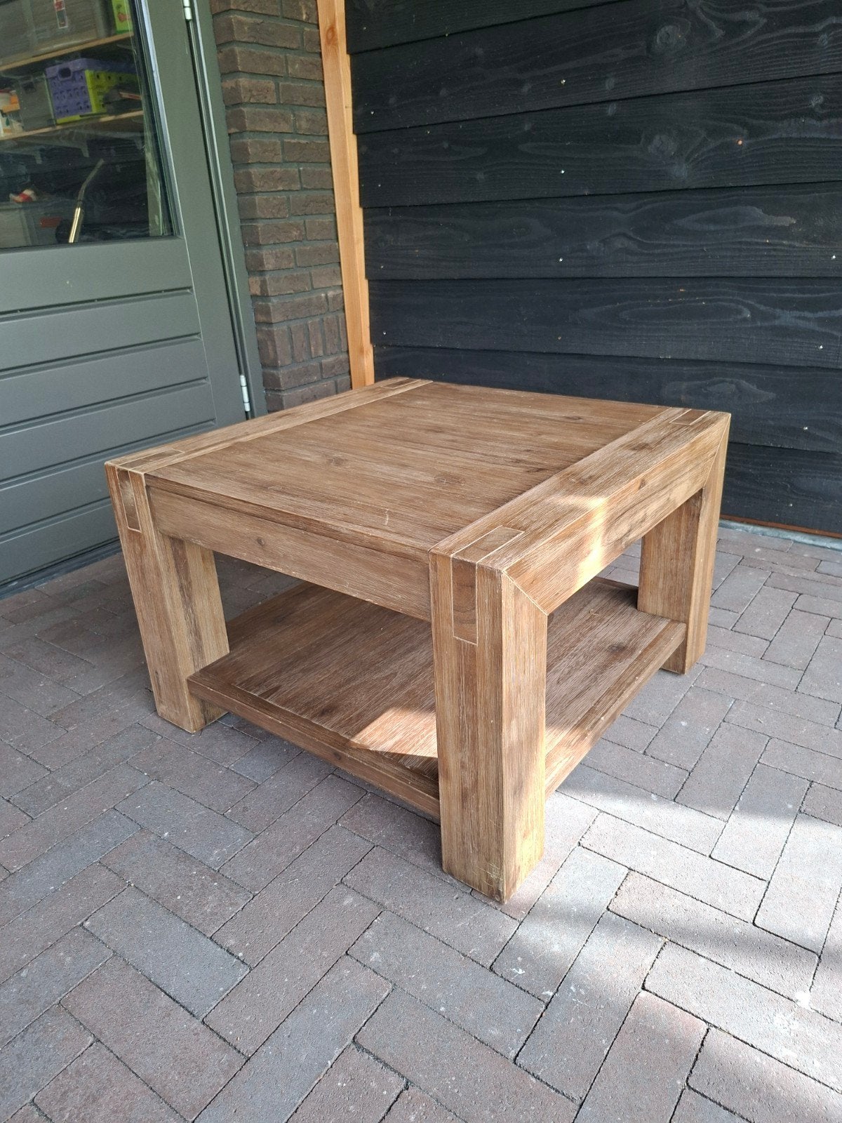 Salontafel Pronto Salzburg Grey wash, Ophalen, Gebruikt, 50 tot 100 cm, Vierkant