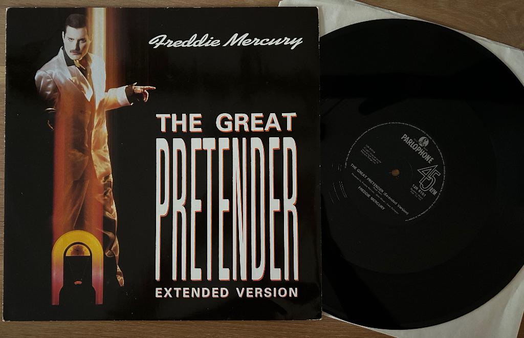 FREDDIE MERCURY - The great pretender ( 12# ), Cd's en Dvd's, Vinyl | Pop, Ophalen of Verzenden, 1980 - 1989, Gebruikt, 12 inch