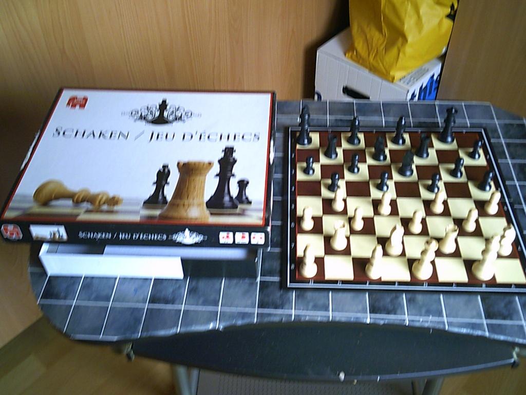 te koop klein schaakspel, Ophalen, Zo goed als nieuw, Jumbo