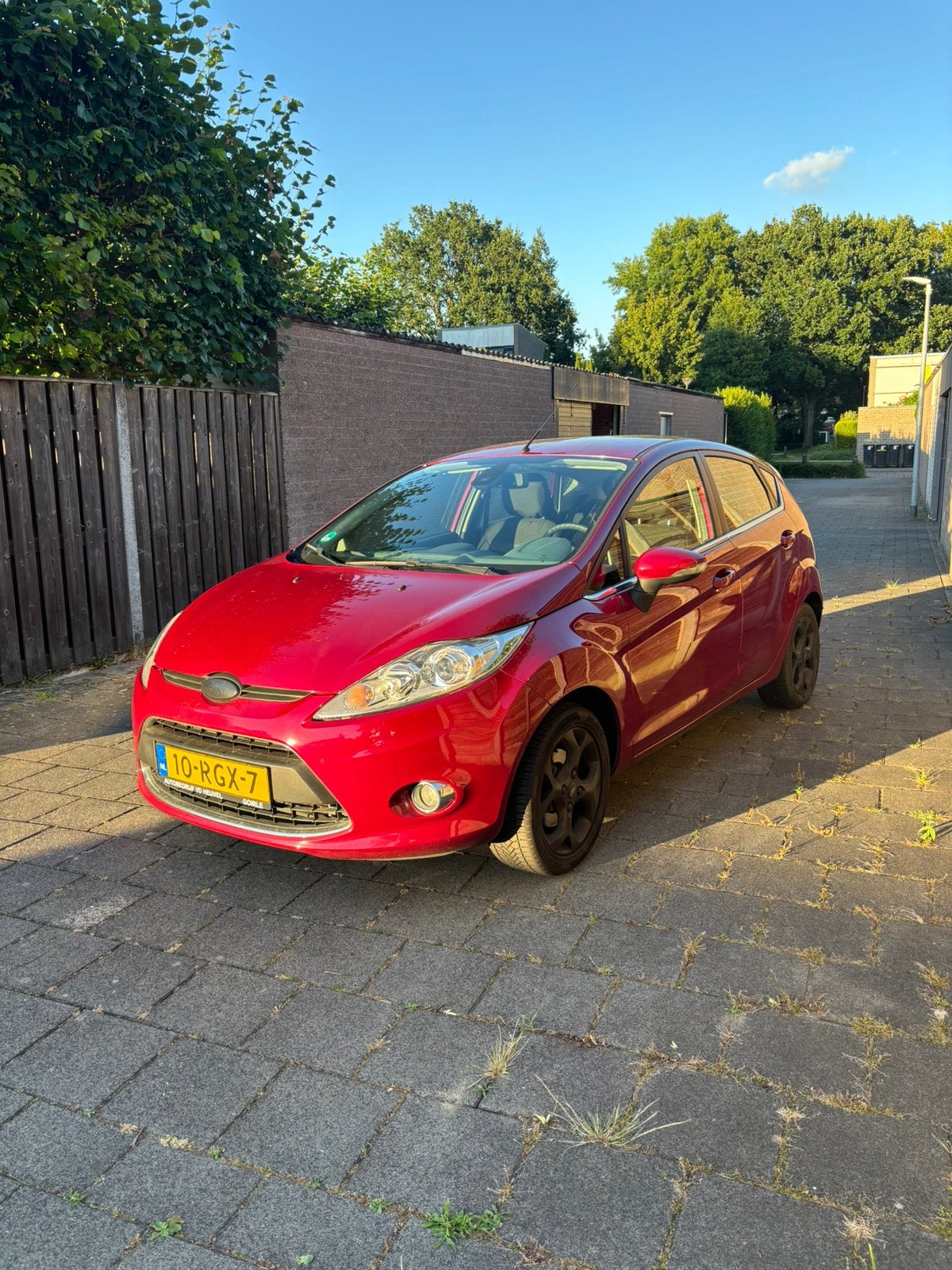 Ford Fiësta 1.25 Rood, Auto's, Ford, Particulier, Fiësta, Benzine, B, Hatchback, Handgeschakeld, Origineel Nederlands, Rood, Voorwielaandrijving