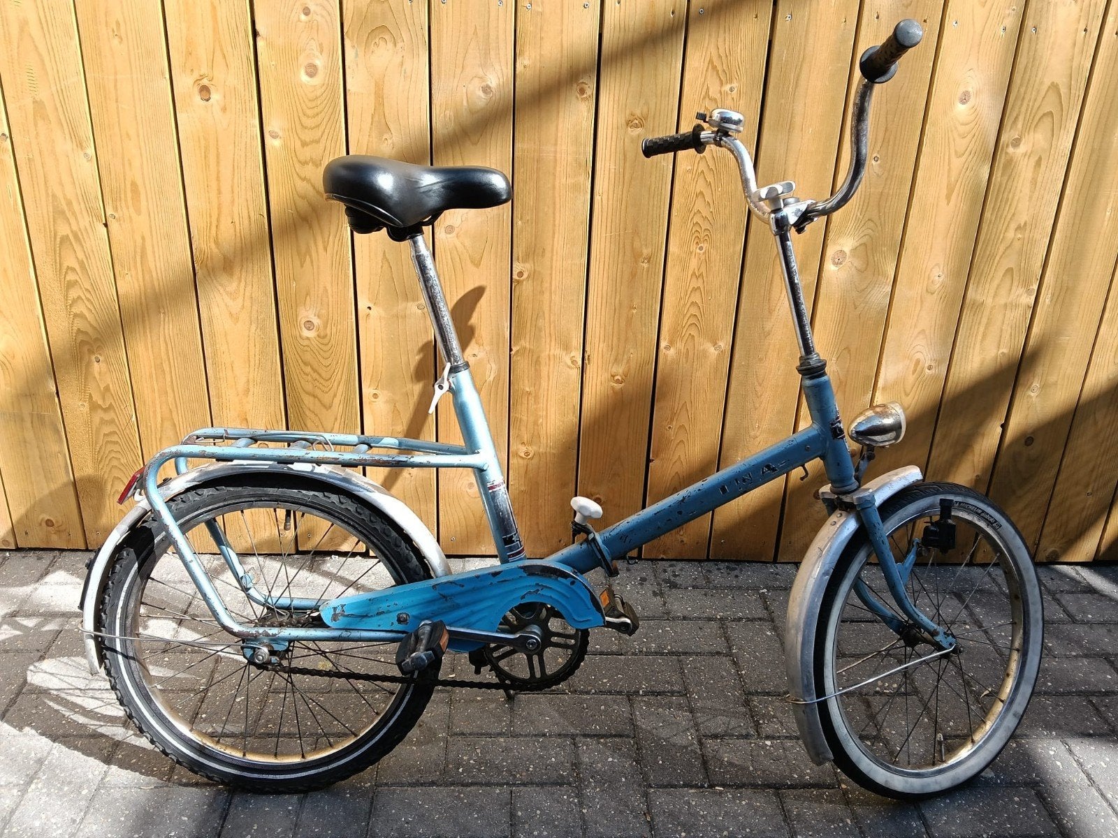 Vintage opvouwbare fiets - Sportina Luxus, 20 inch of meer, Gebruikt, Velgrem, Totaal opvouwbaar