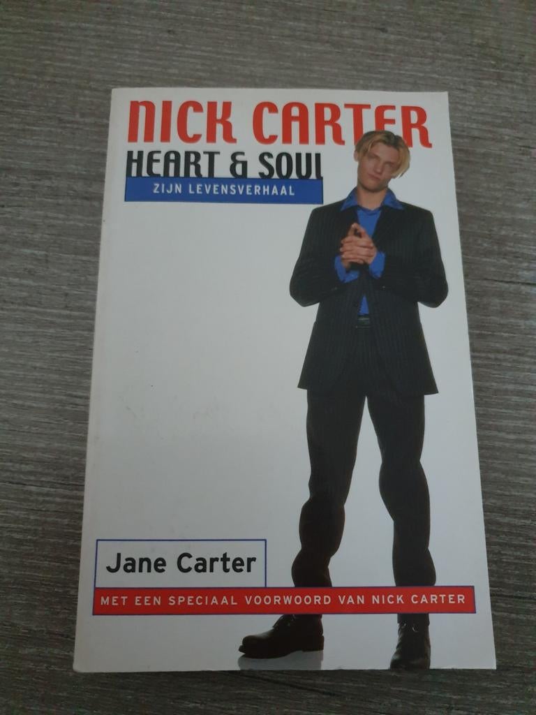 Nick Carter: Heart & Soul - Zijn Levensverhaal, Boeken, Ophalen of Verzenden, Gelezen, Jane Carter, Film, Tv en Media