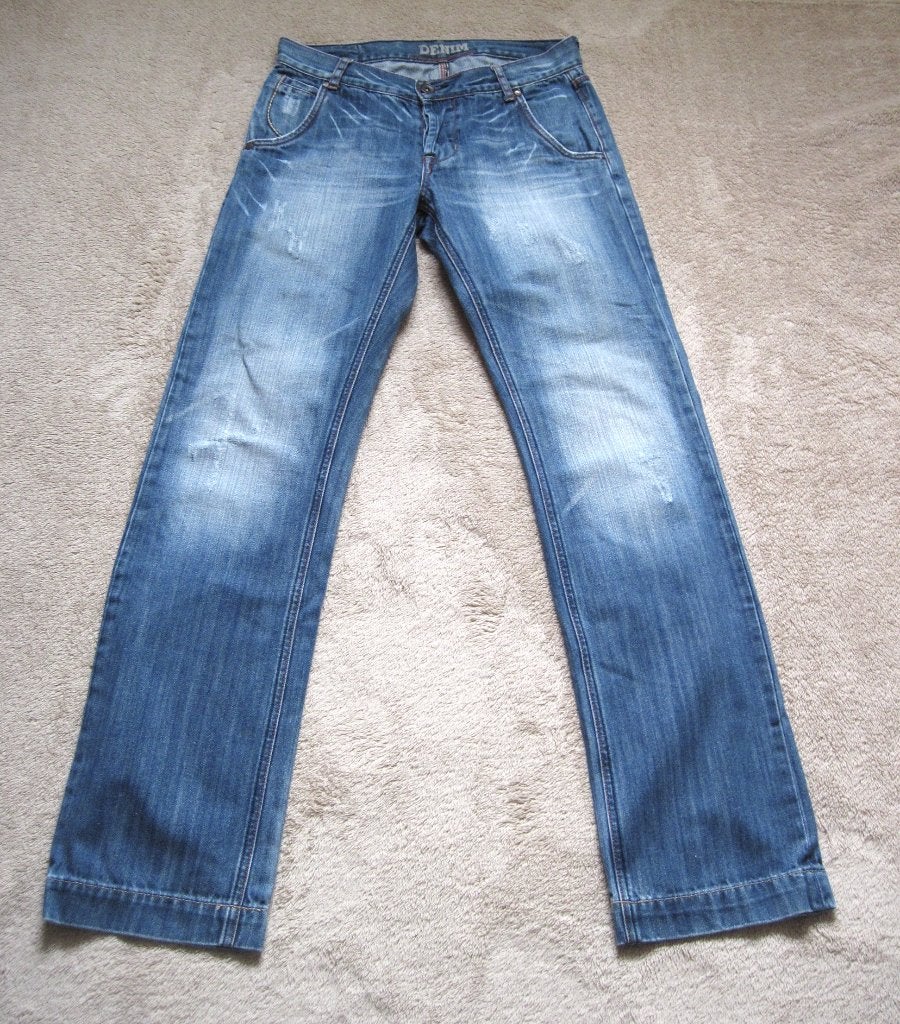qsj  HEREN JEANS van DENIM JEANS Maat:31/34, Kleding | Heren, Spijkerbroeken en Jeans, Ophalen of Verzenden, Zo goed als nieuw