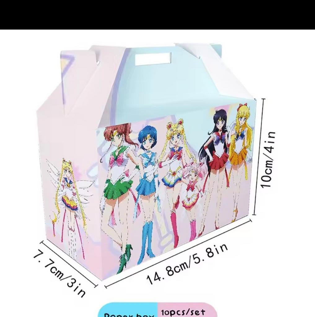 Sailor Moon Feestdoosjes - 10 stuks, Ophalen, Nieuw, Feestartikel, Verjaardag