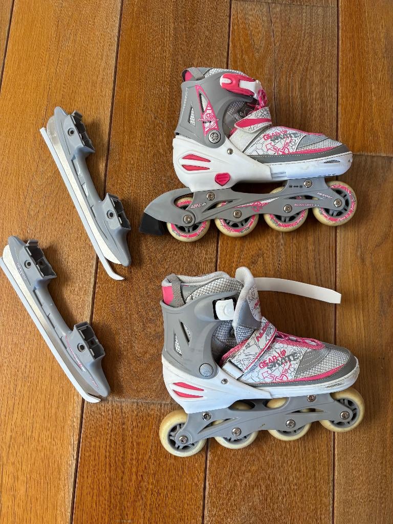 inline skates / ice skates, Sport en Fitness, Ophalen, Inline skates 4 wielen, Verstelbaar, Gebruikt