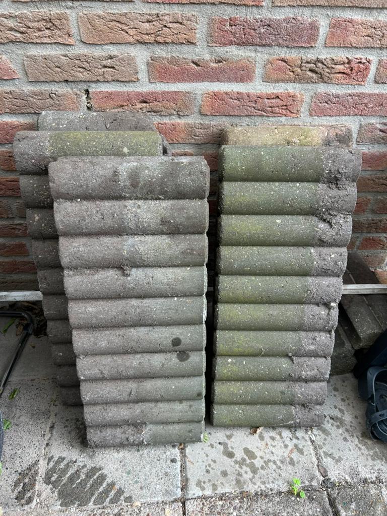 5 borders, 1 beschadigd - Gratis af te halen, Tuin en Terras, Bielzen en Borders, Ophalen, Gebruikt, 25 tot 50 cm, Minder dan 25 cm