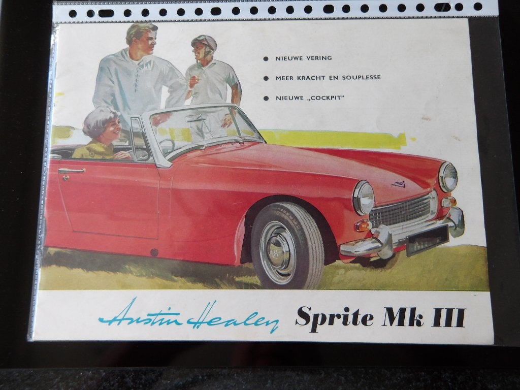 Austin Healey Sprite Mk III brochure, Ophalen of Verzenden, Zo goed als nieuw, Overige merken, Austin Healey