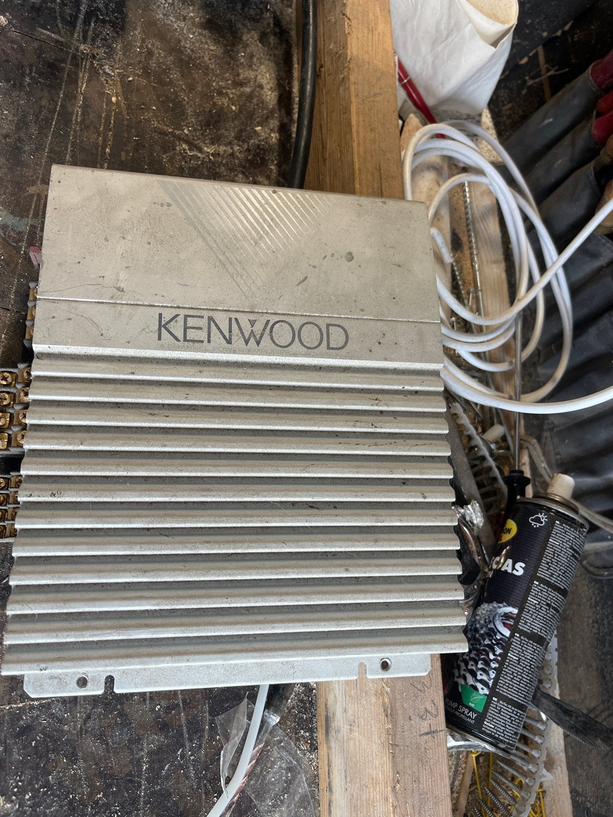 Kenwood KAC-646X Power Amplifier - Gebruikt, Minder dan 60 watt, Ophalen, Overige merken, Gebruikt