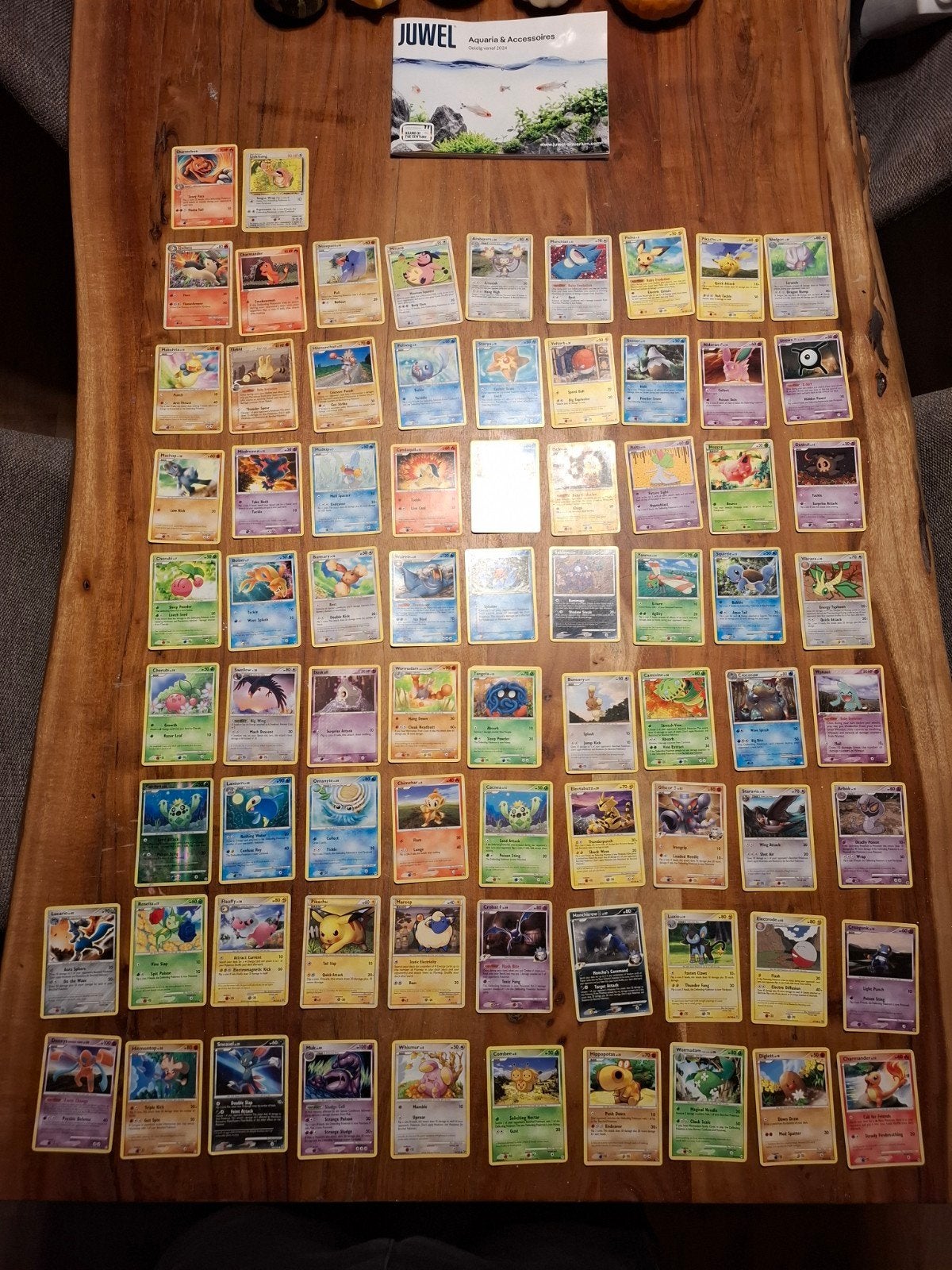 Partij Pokémon kaarten Diamond & Pearl / Platinum, Hobby en Vrije tijd, Ophalen of Verzenden, Gebruikt, Meerdere kaarten