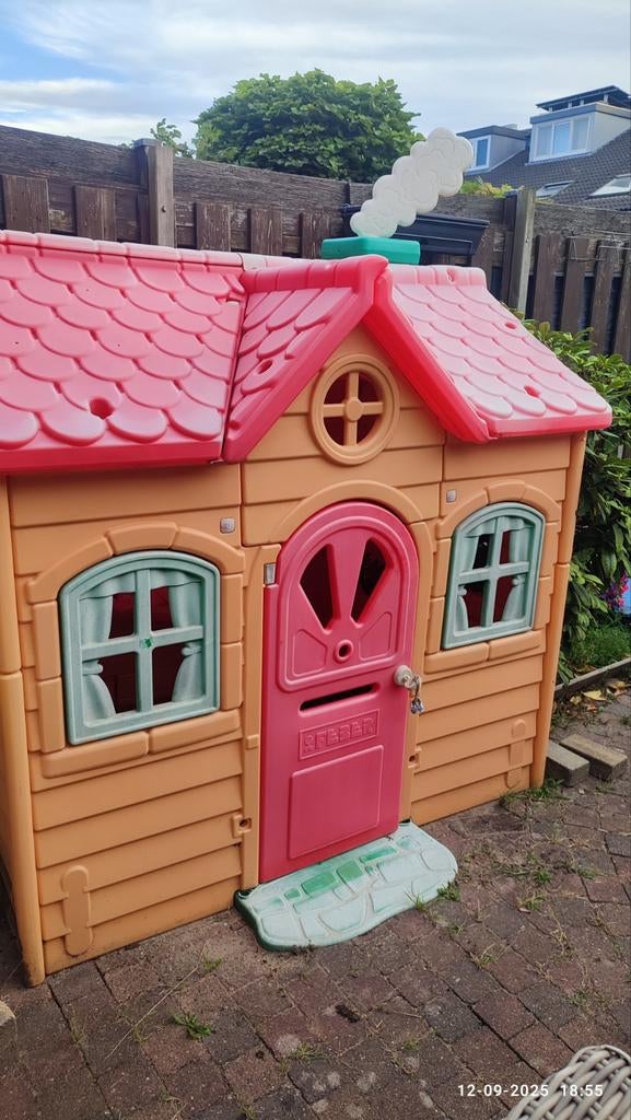 Feber Speelhuis voor kinderen - Inclusief handleiding, Kinderen en Baby's, Speelgoed | Buiten | Speelhuisjes, Ophalen, Gebruikt