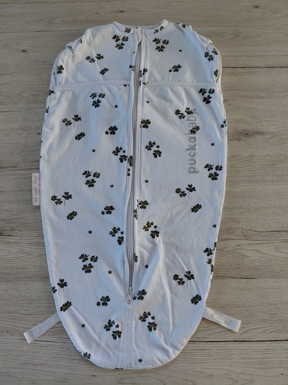 Puckababy mini, Lucky Clover, nette staat, Kinderen en Baby's, Dekens, Slaapzakjes en Inbakerproducten, Gebruikt, Bakerzak of Bakerdoek