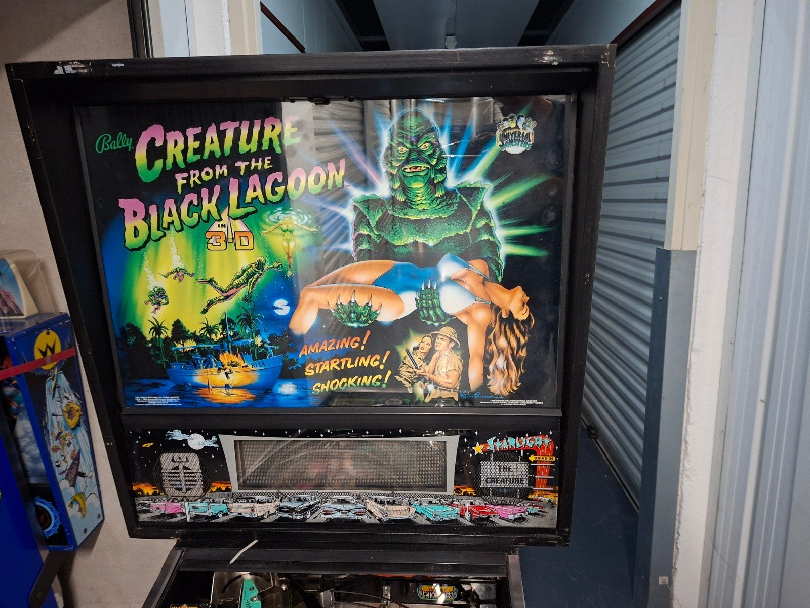 Bally Creature from the Black Lagoon Flipperkast, Verzamelen, Automaten | Flipperkasten, Ophalen, Elektronisch, Bally, Zo goed als nieuw