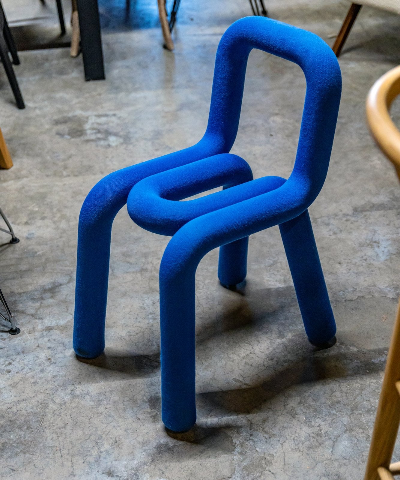 Moustache Bold Chair blauw / blue (nieuw), Ophalen of Verzenden, Nieuw, Blauw, Eén