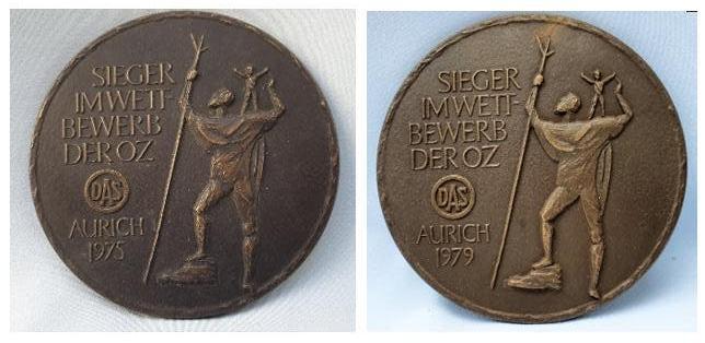 Winnaar plaquette DAS  1975 en 1979, Verzamelen, Verzenden, Zo goed als nieuw, Auto's