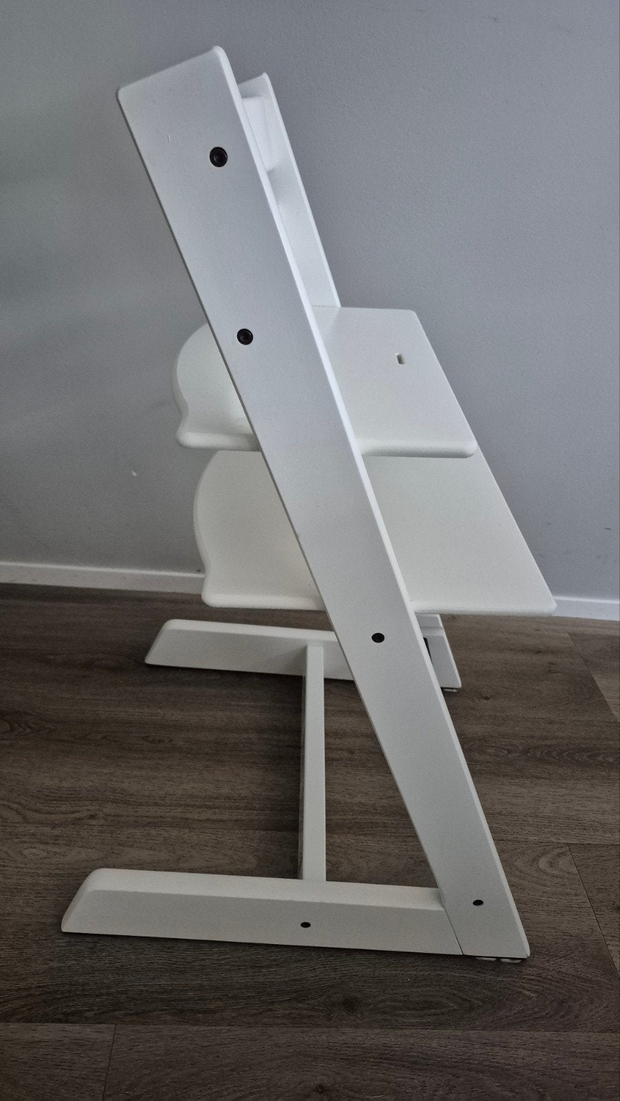 Witte Stokke Tripp Trapp meegroeistoel, Ophalen of Verzenden, Zo goed als nieuw, Meegroeistoel, Aanschuifbaar