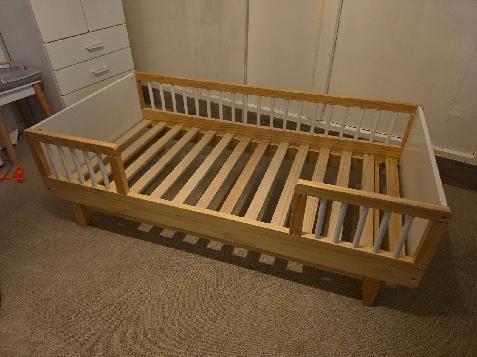 Petit Amelie - Peuterbed Cerise 140x70 met matras, Ophalen, Gebruikt, 70 tot 85 cm, 140 tot 160 cm