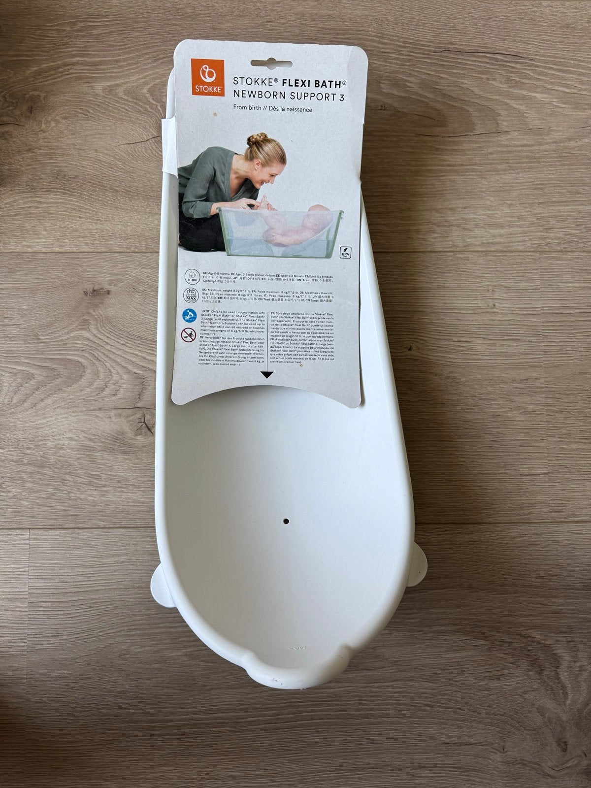 Stokke Flexi Bath Newborn Support 3 - Nieuw, Ophalen, Nieuw, Badzitje of Badring, Overige merken