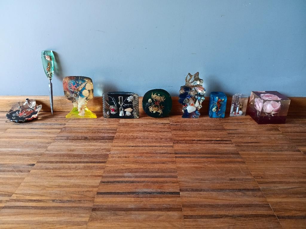 Verzameling vintage hars objecten, Ophalen of Verzenden, Huis en Inrichting