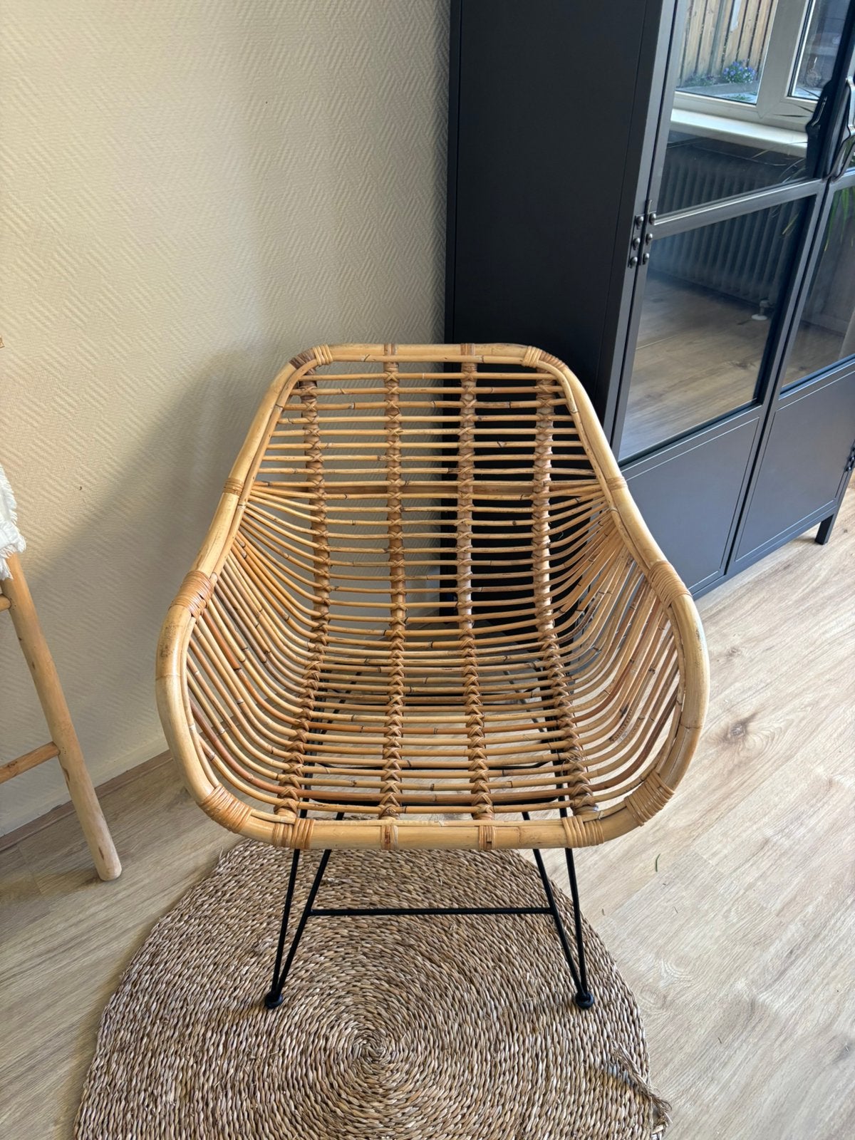 Leuke rotan stoel, Ophalen of Verzenden, Bruin, Eén