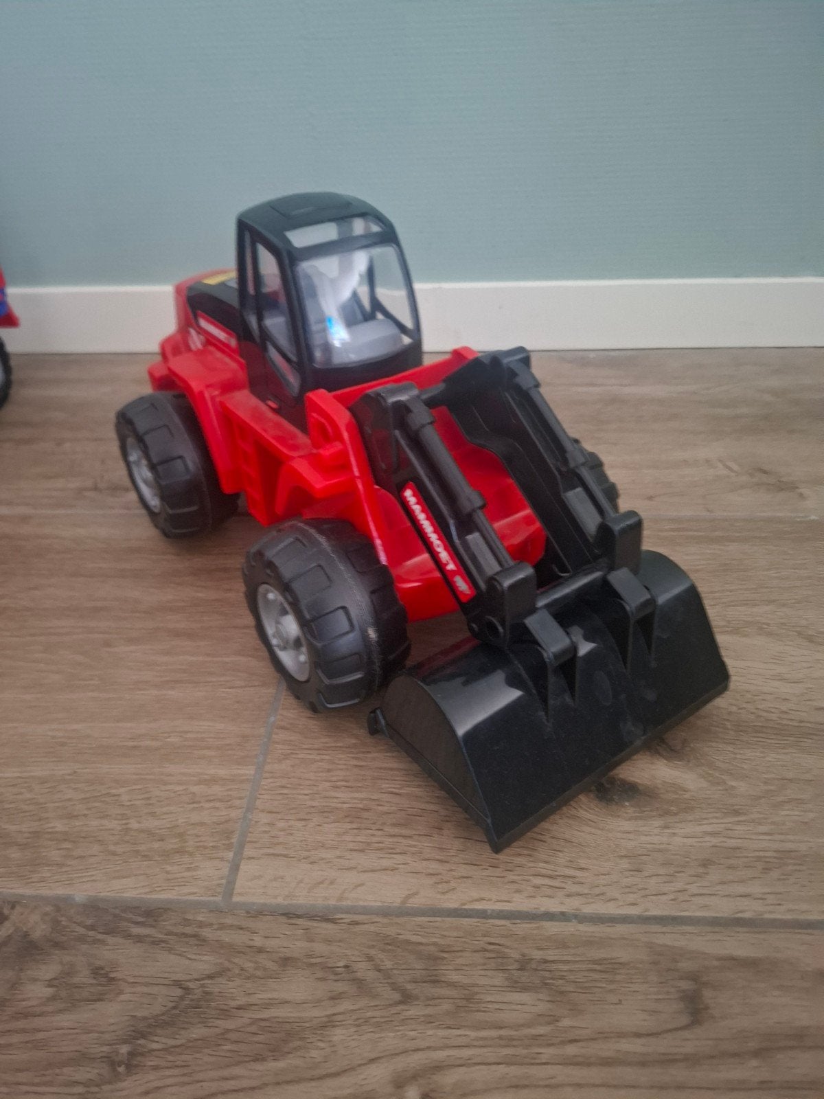 Mammoet Speelgoed Auto - Rode Graafmachine, Ophalen of Verzenden, Gebruikt